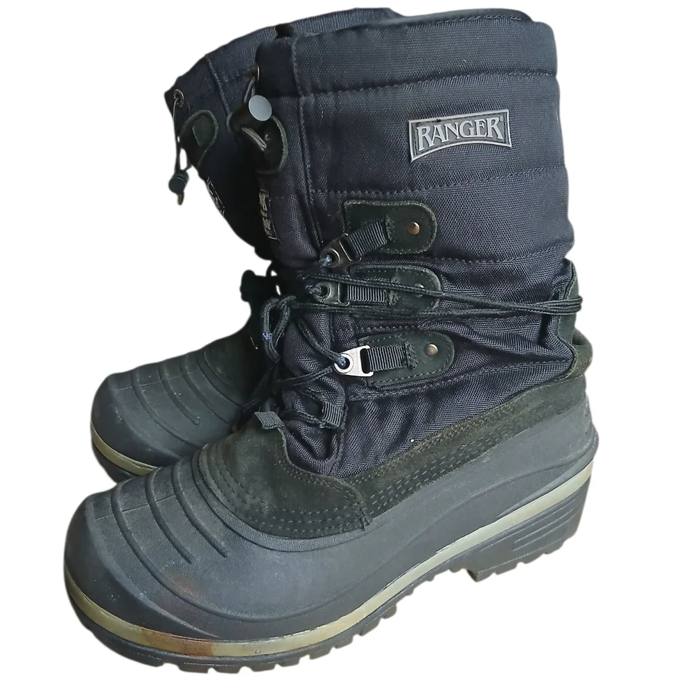 Ranger Men's Size 8 Black Winter Boots